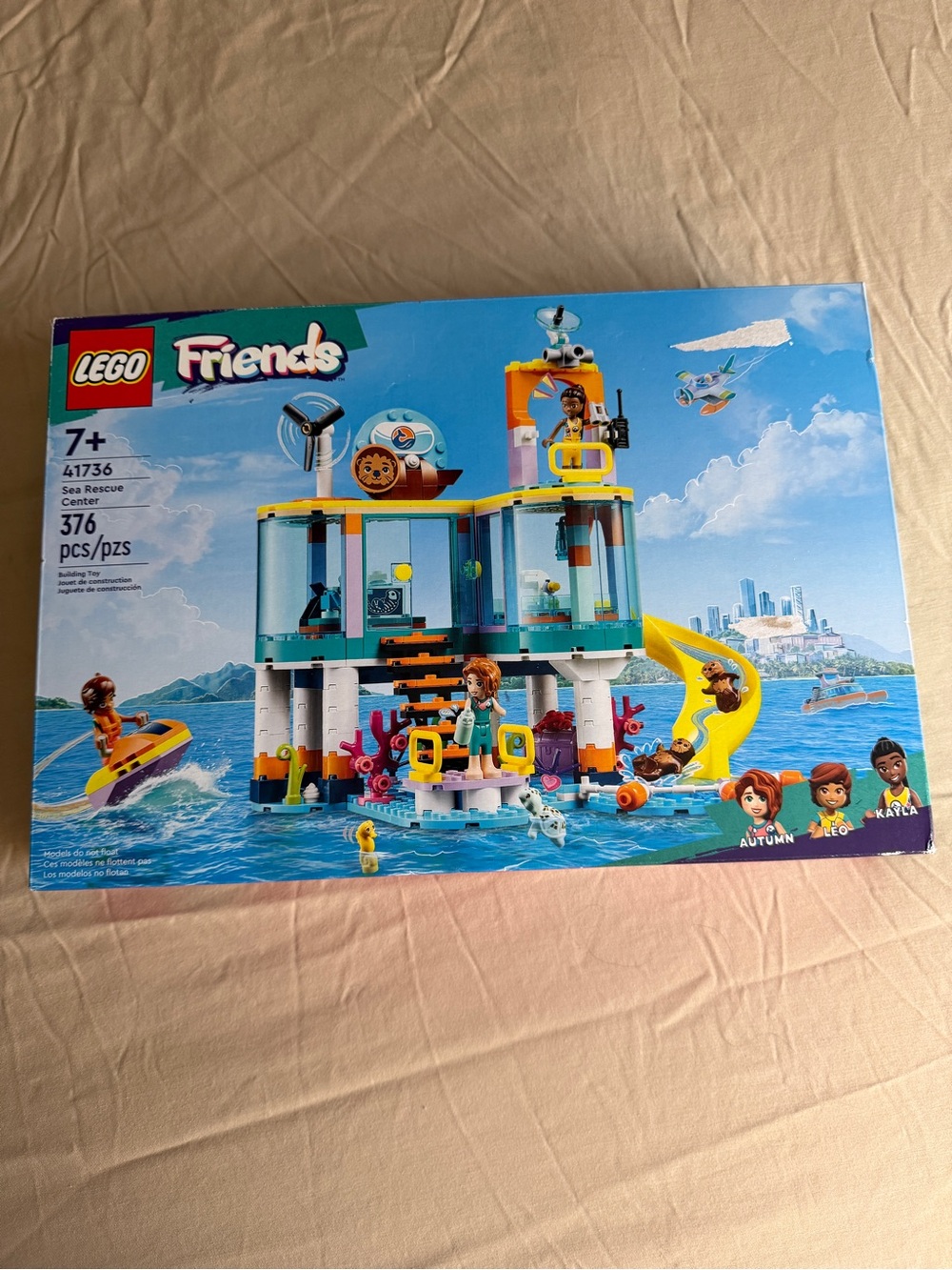 Lego Friends Sea Rescue Center - Teal, Yellow, White, Blue